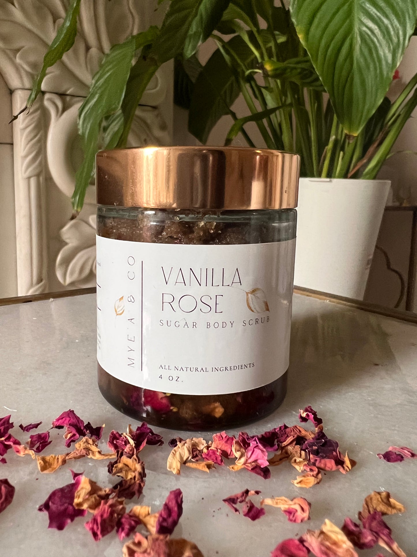 Vanilla Rose Sugar Body Scrub